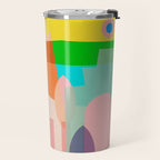 modern abstraction shapes Travel Mug Gallery Image 2