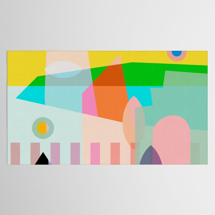 modern abstraction shapes Tablecloth Gallery Image 2