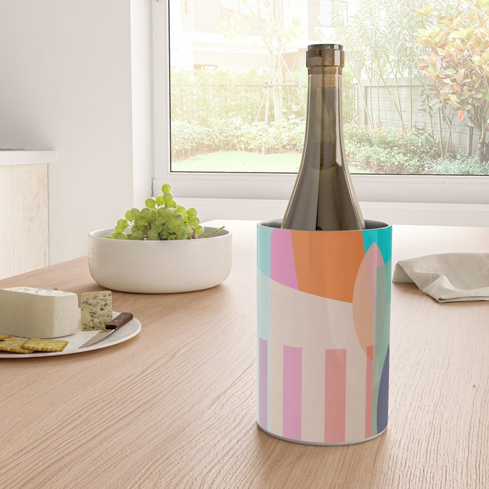 modern abstraction shapes Wine Chiller Gallery Image 4