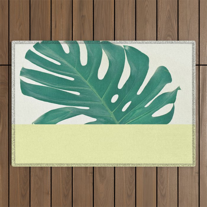 Monstera Dip II Outdoor Rug Gallery Image 1