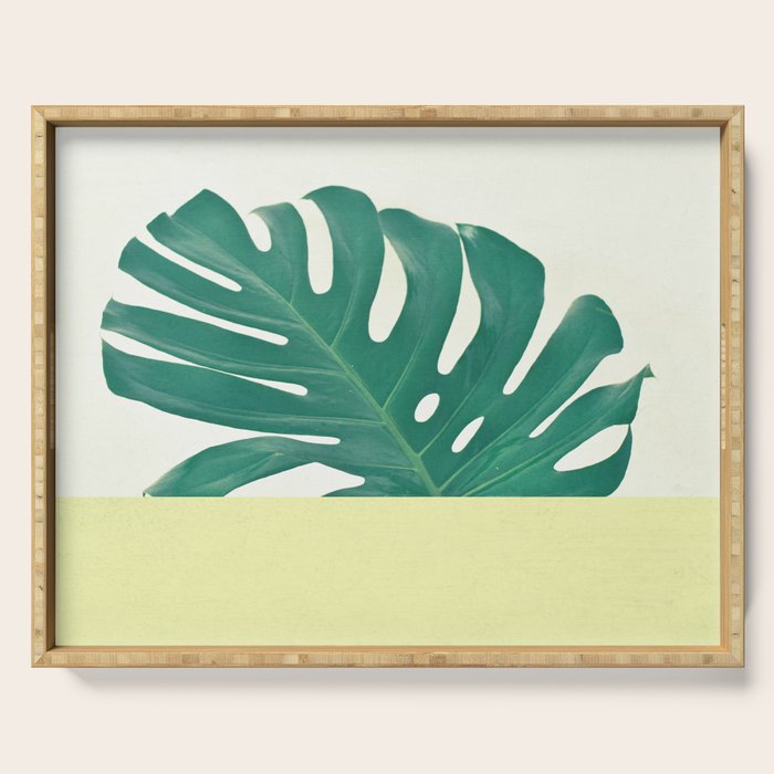 Monstera Dip II Serving Tray Gallery Image 1