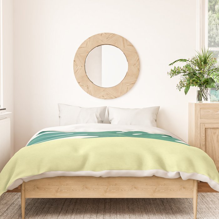 Monstera Dip II Duvet Cover Gallery Image 3