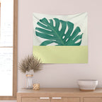 Monstera Dip II Wall Tapestry Gallery Image 2
