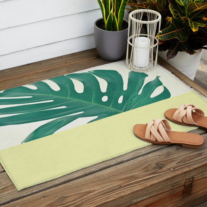 Monstera Dip II Outdoor Rug Gallery Image 2