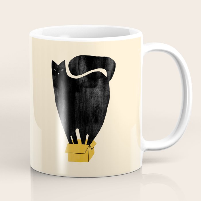Cat in a box Coffee Mug Gallery Image 1