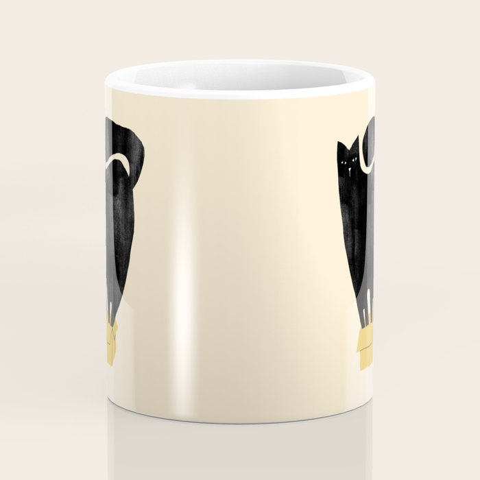 Cat in a box Coffee Mug Gallery Image 4