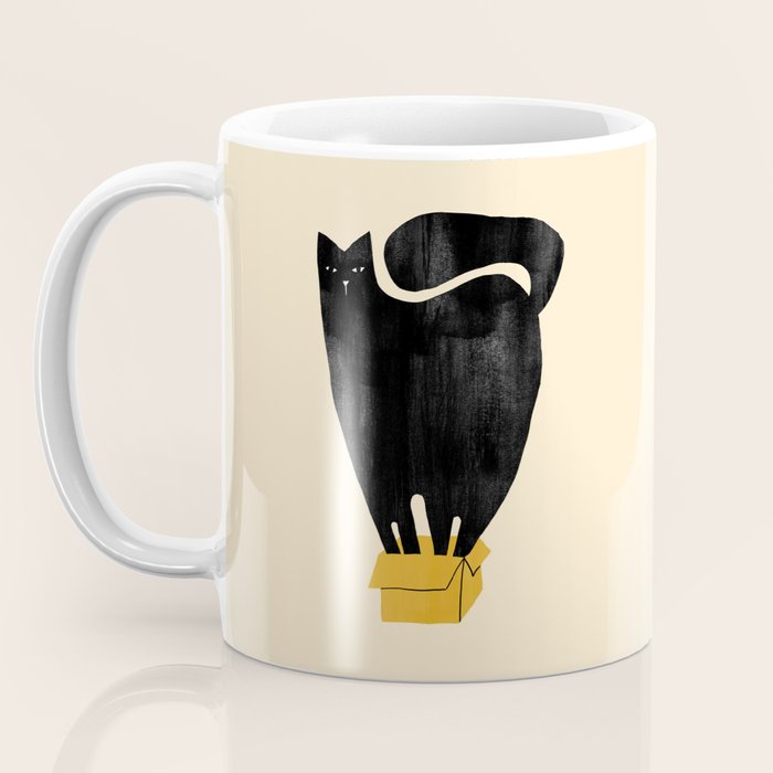 Cat in a box Coffee Mug Gallery Image 3