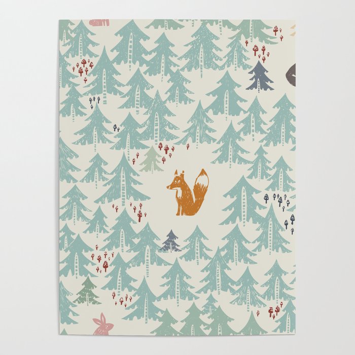 Black Forest Kids fox Poster Gallery Image 4