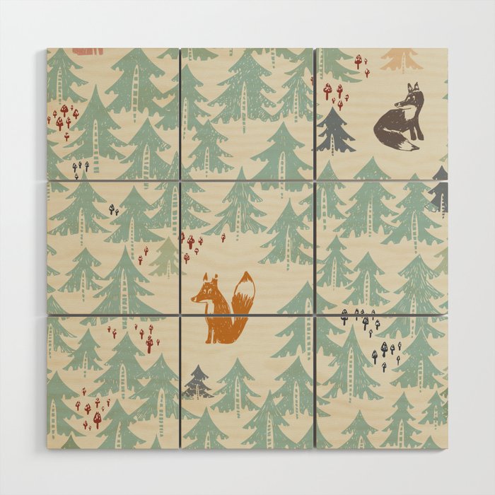 Black Forest Kids fox Wood Wall Art Gallery Image 1