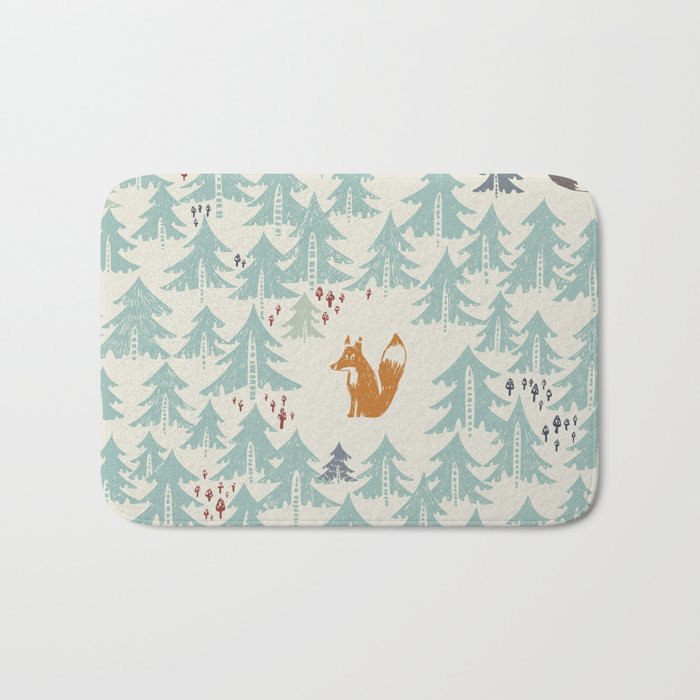 Black Forest Kids fox Bath Mat Gallery Image 1