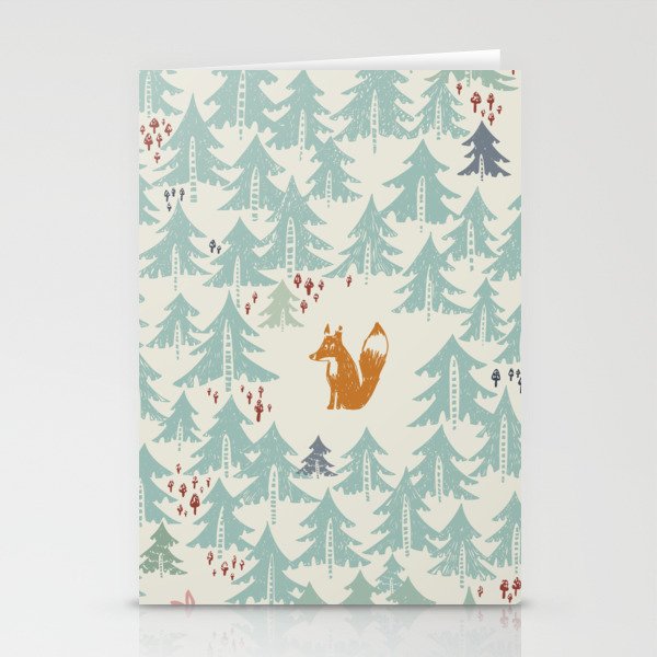 Black Forest Kids fox Stationery Card Gallery Image 2