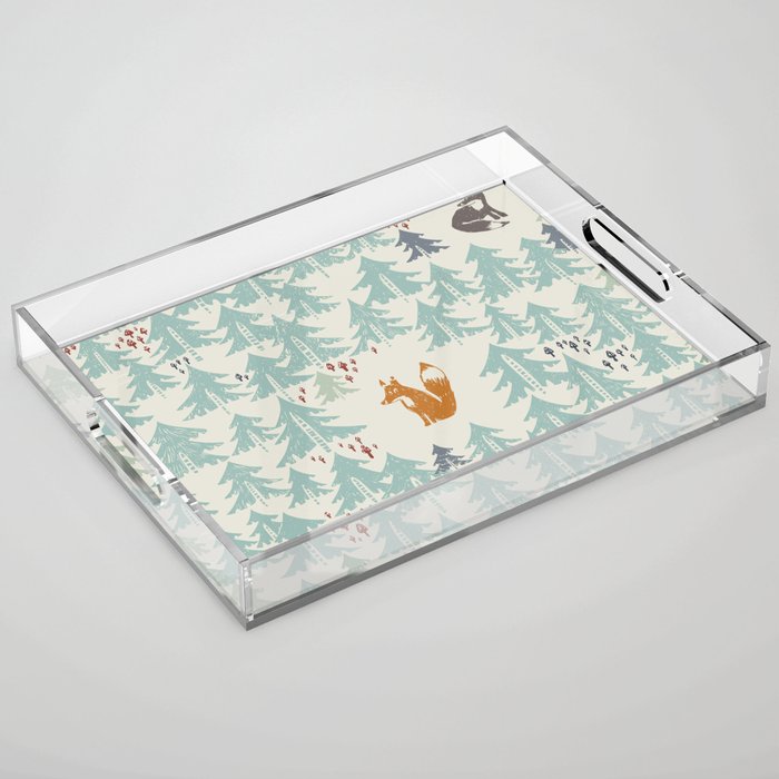 Black Forest Kids fox Acrylic Tray Gallery Image 1
