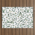 Eucalyptus Leaves Garden Outdoor Rug Gallery Image 1