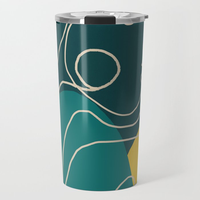 Gentle Abstract Line 6 Travel Mug Gallery Image 1