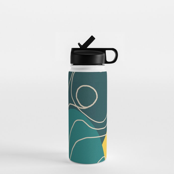 Gentle Abstract Line 6 Water Bottle Gallery Image 1