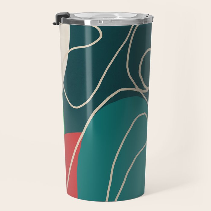 Gentle Abstract Line 6 Travel Mug Gallery Image 3
