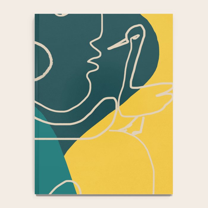 Gentle Abstract Line 6 Notebook Gallery Image 4