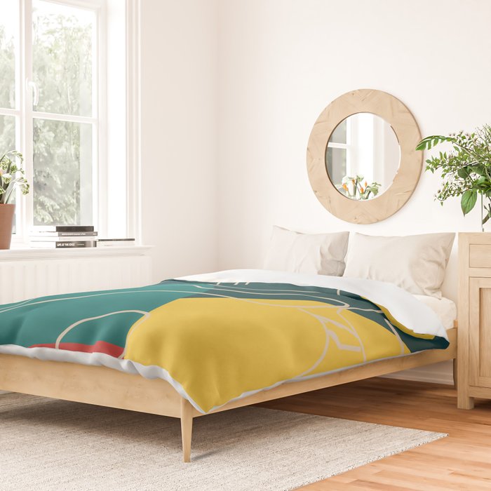 Gentle Abstract Line 6 Duvet Cover Gallery Image 2