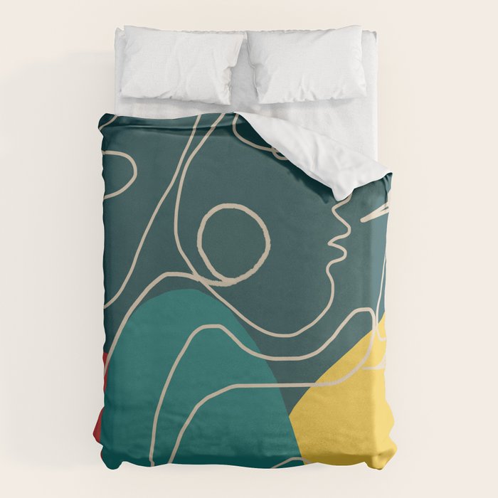 Gentle Abstract Line 6 Duvet Cover Gallery Image 1