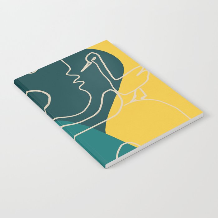 Gentle Abstract Line 6 Notebook Gallery Image 1