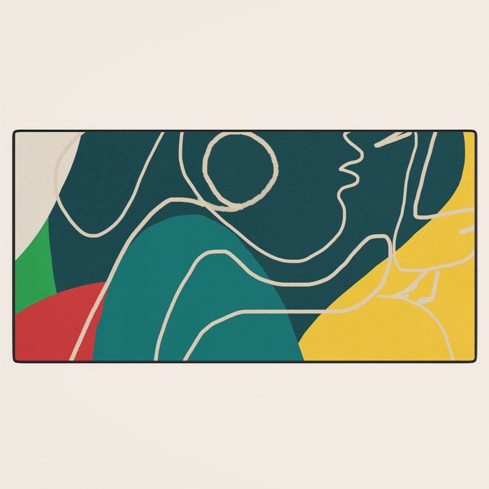 Gentle Abstract Line 6 Desk Mat Gallery Image 3