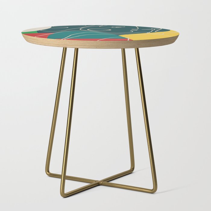 Gentle Abstract Line 6 Side Table Gallery Image 1