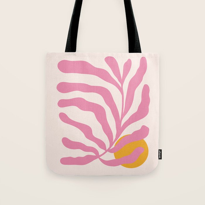 Matisse Cut Out Pink Leaf Tote Bag Gallery Image 1