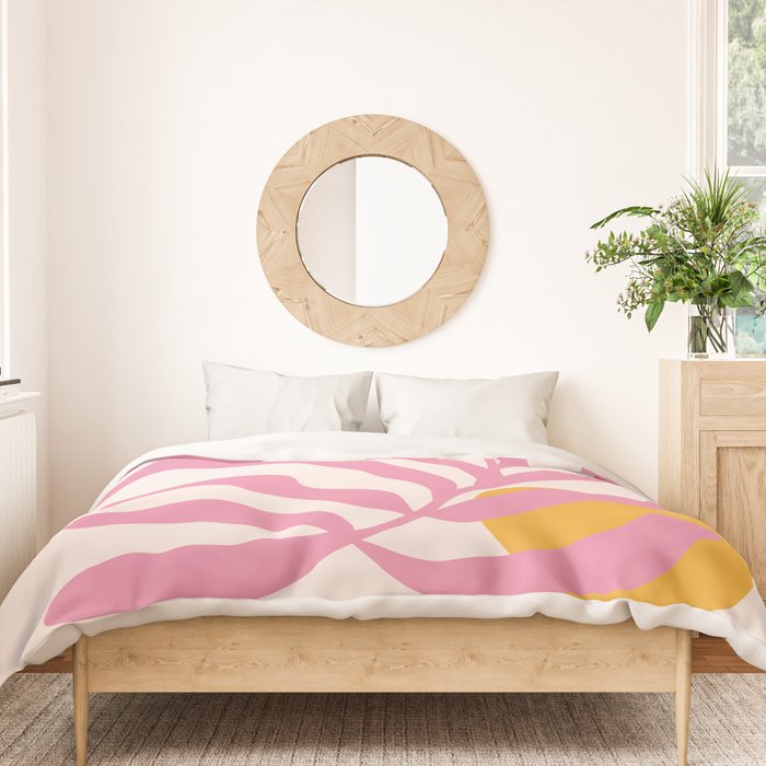 Matisse Cut Out Pink Leaf Duvet Cover Gallery Image 3