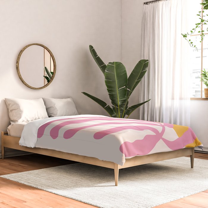 Matisse Cut Out Pink Leaf Comforter Gallery Image 2