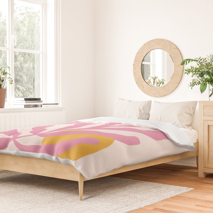 Matisse Cut Out Pink Leaf Duvet Cover Gallery Image 2
