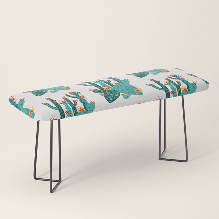 Cactus Garden Acrylic - Teal Bench Gallery Image 1