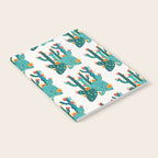 Cactus Garden Acrylic - Teal Notebook Gallery Image 2