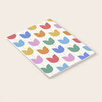 Spring Tulips IX Bright Rainbow Mid Century Flowers Notebook Gallery Image 3