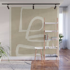 Abstract line art 72 Wall Mural Gallery Image 1