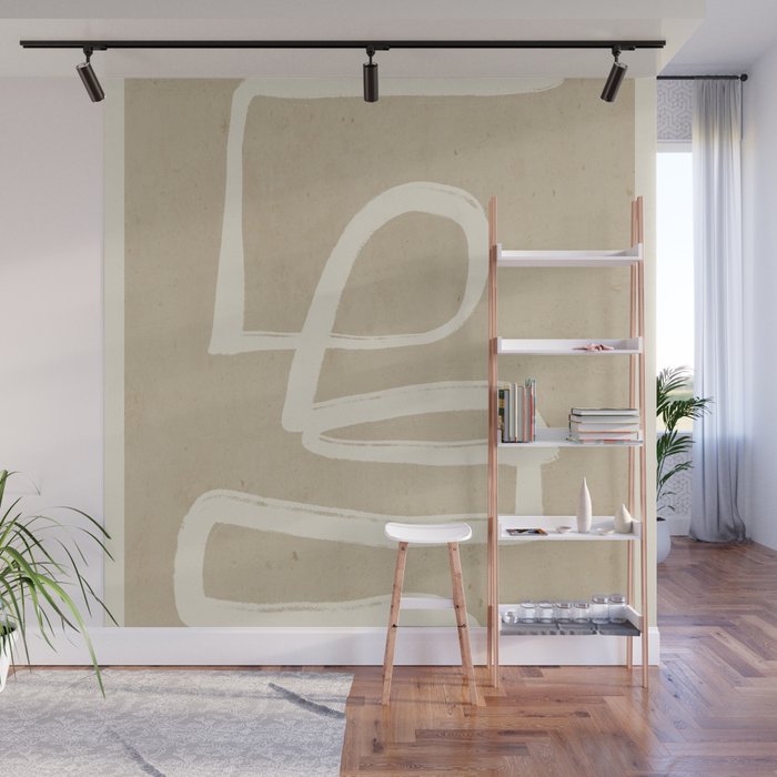 Abstract line art 72 Wall Mural Gallery Image 1