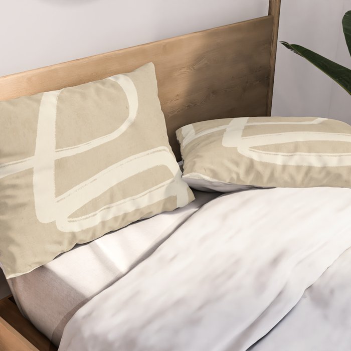 Abstract line art 72 Pillow Sham Gallery Image 2