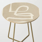 Abstract line art 72 Side Table Gallery Image 2