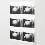 Old retro baseball monochrome ball and glove Wallpaper Gallery Image 2