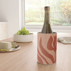 Maximalist wildflower in clay orange Wine Chiller Gallery Image 4