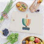 Whimsical aloe plicatilis succulent plant Cutting Board Gallery Image 2