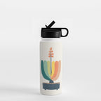 Whimsical aloe plicatilis succulent plant Water Bottle Gallery Image 1