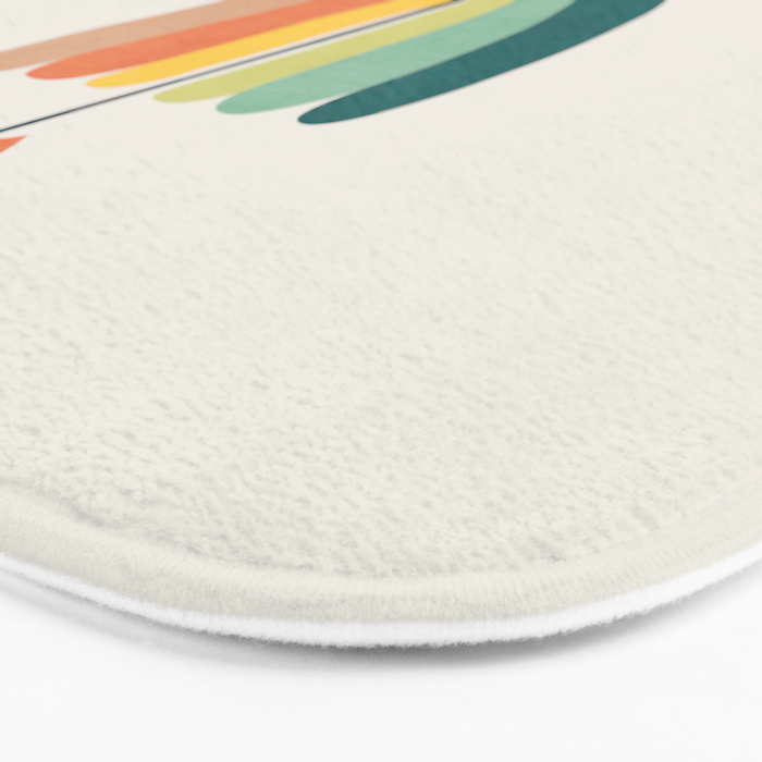 Whimsical aloe plicatilis succulent plant Bath Mat Gallery Image 3