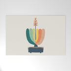 Whimsical aloe plicatilis succulent plant Welcome Mat Gallery Image 1