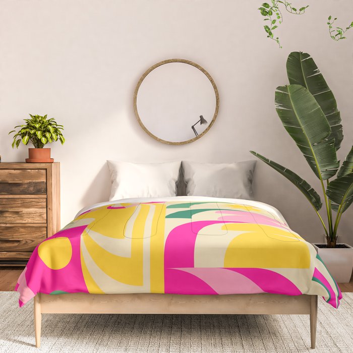 Girl in Tropical Island Comforter Gallery Image 3