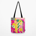 Girl in Tropical Island Tote Bag Gallery Image 2