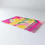 Girl in Tropical Island Rug Gallery Image 3