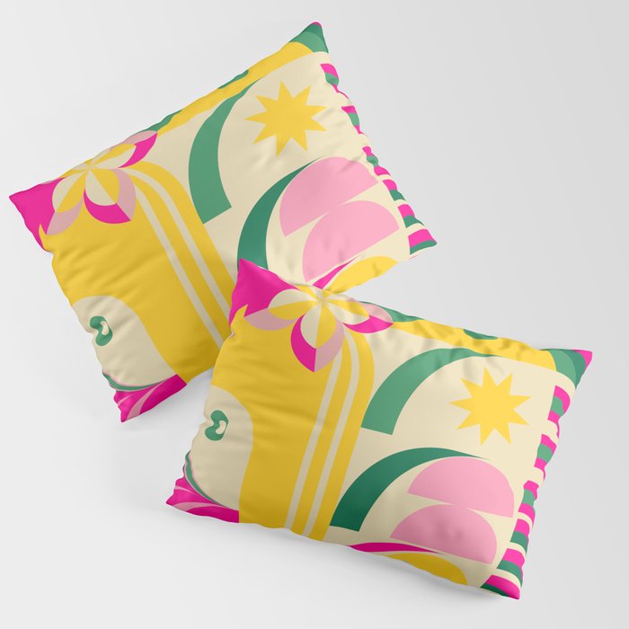 Girl in Tropical Island Pillow Sham Gallery Image 3