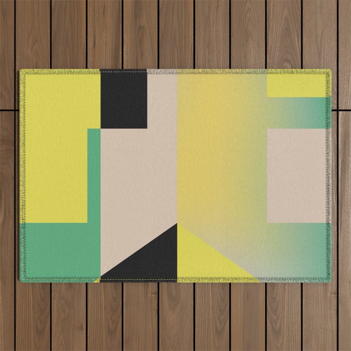 Modern Abstraction 8 Outdoor Rug Gallery Image 1
