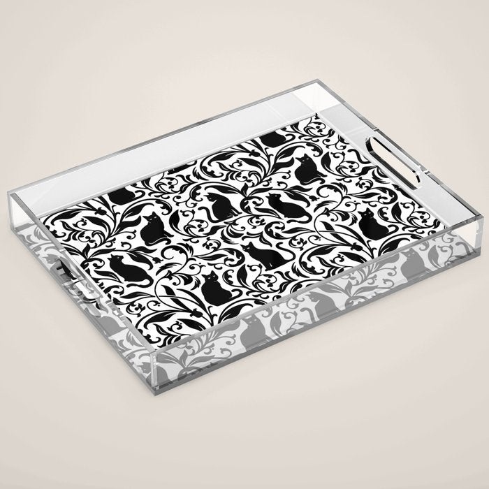 Black Cats II Acrylic Tray Gallery Image 1
