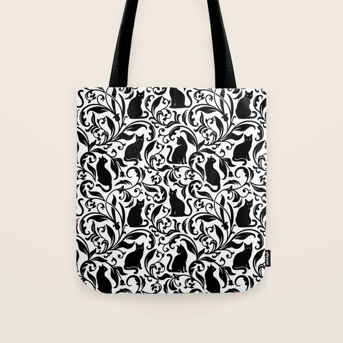 Black Cats II Tote Bag Gallery Image 1